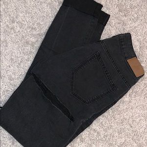 H&M High Waist Cigarette Jeans